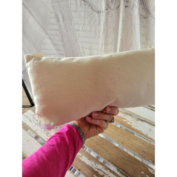 3d Easter shabby chic bunny pillow decor rabbit pink mini new - Picture 5 of 5